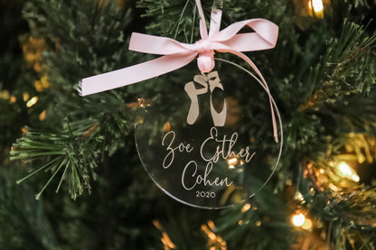 Personalized Ballerina Ornament, Dance Ornament