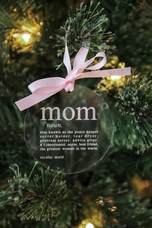 Mom Definition Ornament