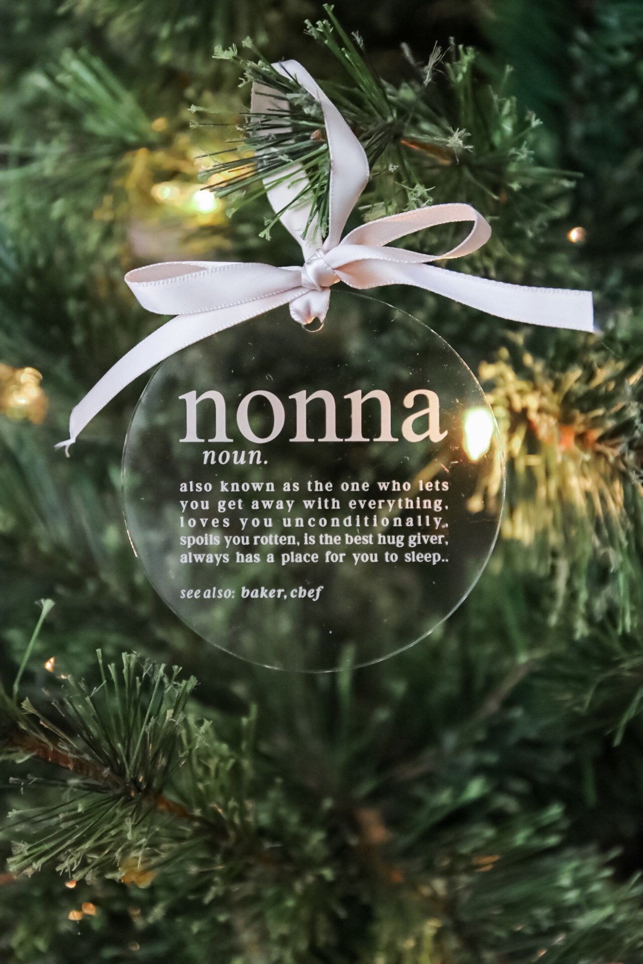 Nonna Definition Ornament