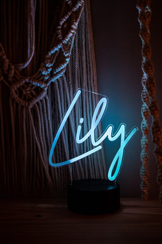 Personalized Name LED Night Light